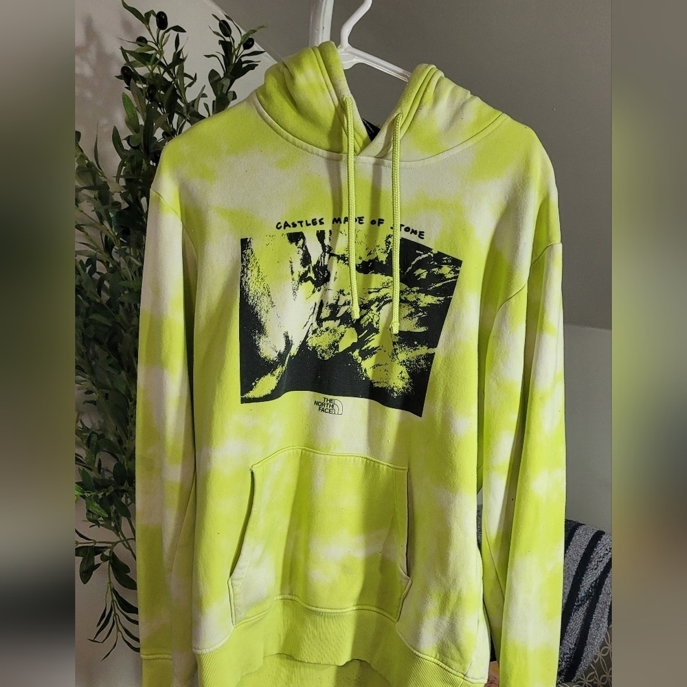 The North Face Himalayan Bottle Source Hoodie Men's M Lime Green - Picture 1 of 3